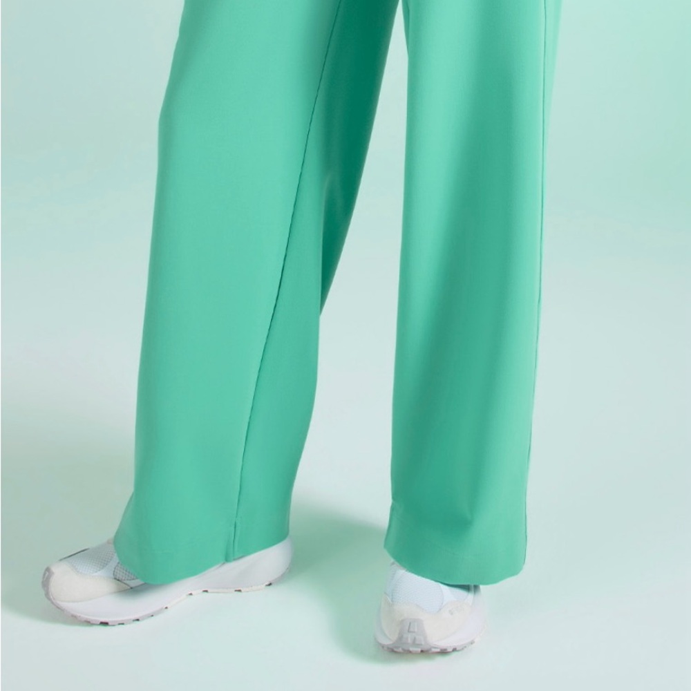 Figs Mint Green Wide Leg Pants